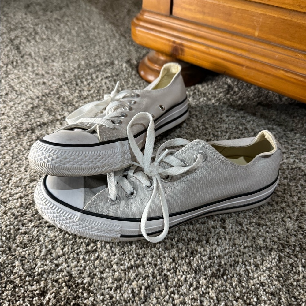 Classic Gray Low-Top Sneakers